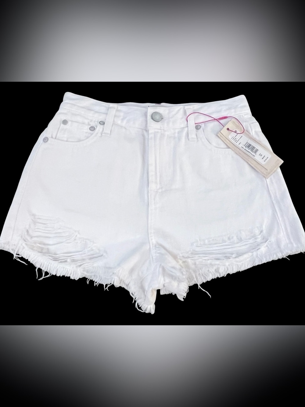Alice + Olivia Amazing HR Vintage Short, Size 24, NWT